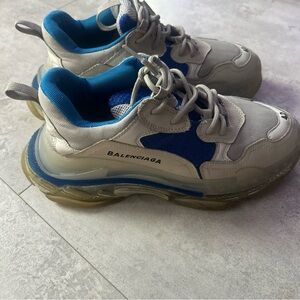 Balenciaga Kids Sneakers - Blue and Gray